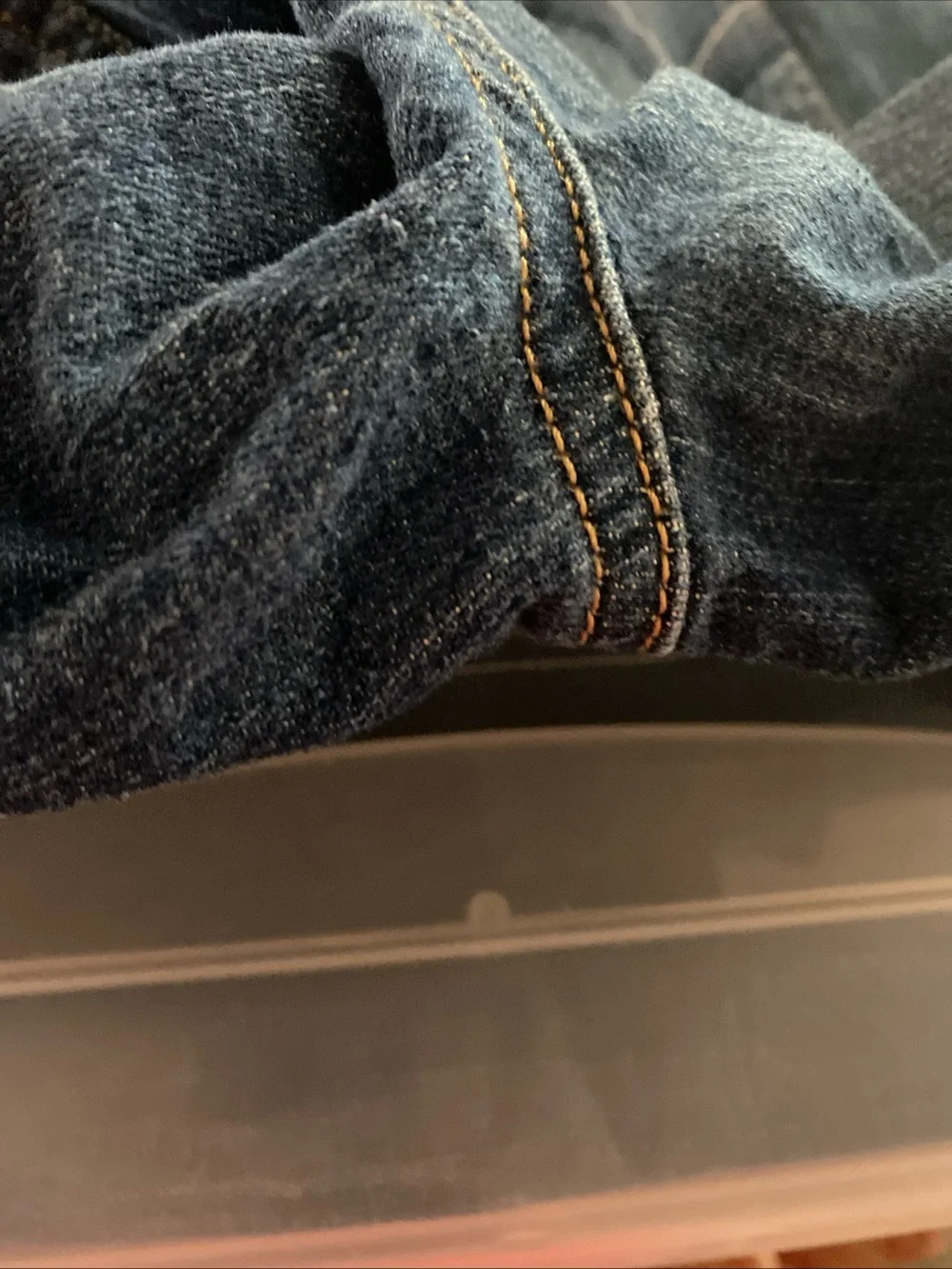 Tommy Hilfiger 14 16 Jeans Shorts Bermuda Cut Off Raw Hem Blue Denim Stretch